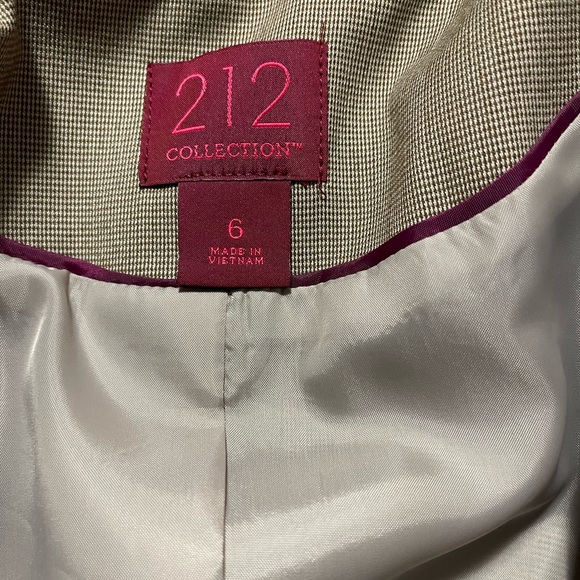 212 COLLECTION Beige Blazer - Picture 4 of 5